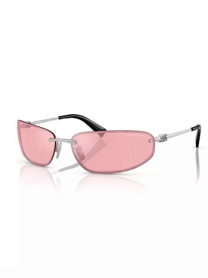 Женские солнцезащитные очки MIU MIU — серебристый