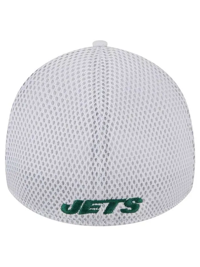 Мужская белая кепка New York Jets Breakers 39THIRTY Flex Hat New Era — изображение 3 из 4, белый