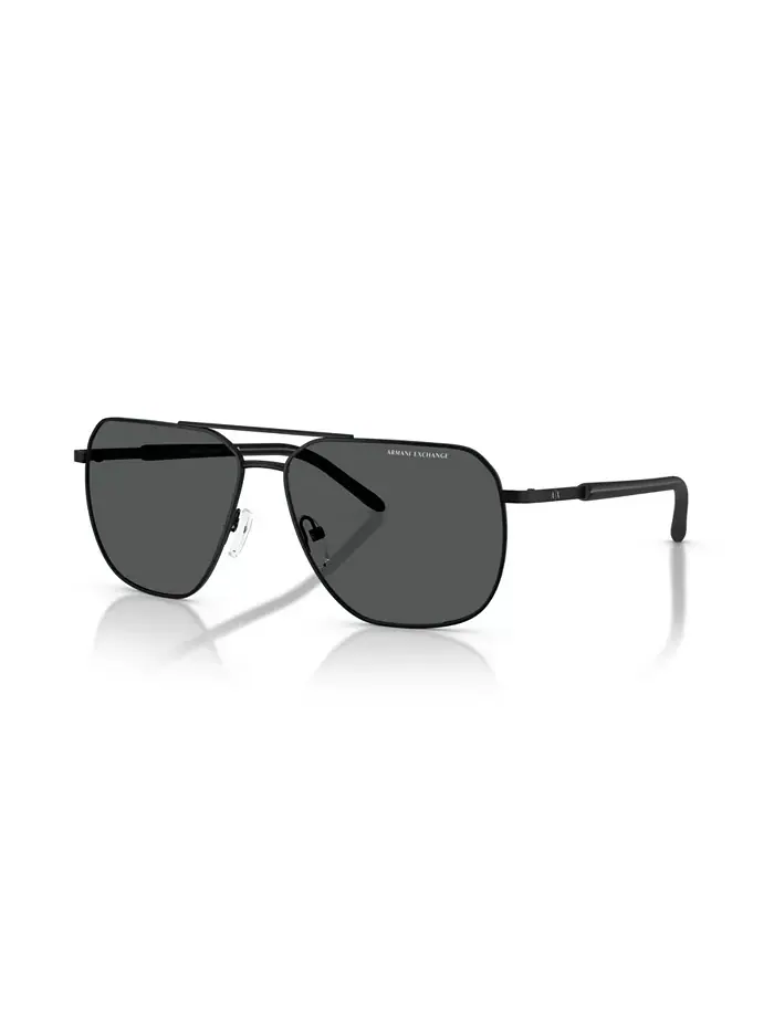 Мужские солнцезащитные очки AX2057S Armani Exchange — изображение 11 из 20, черный