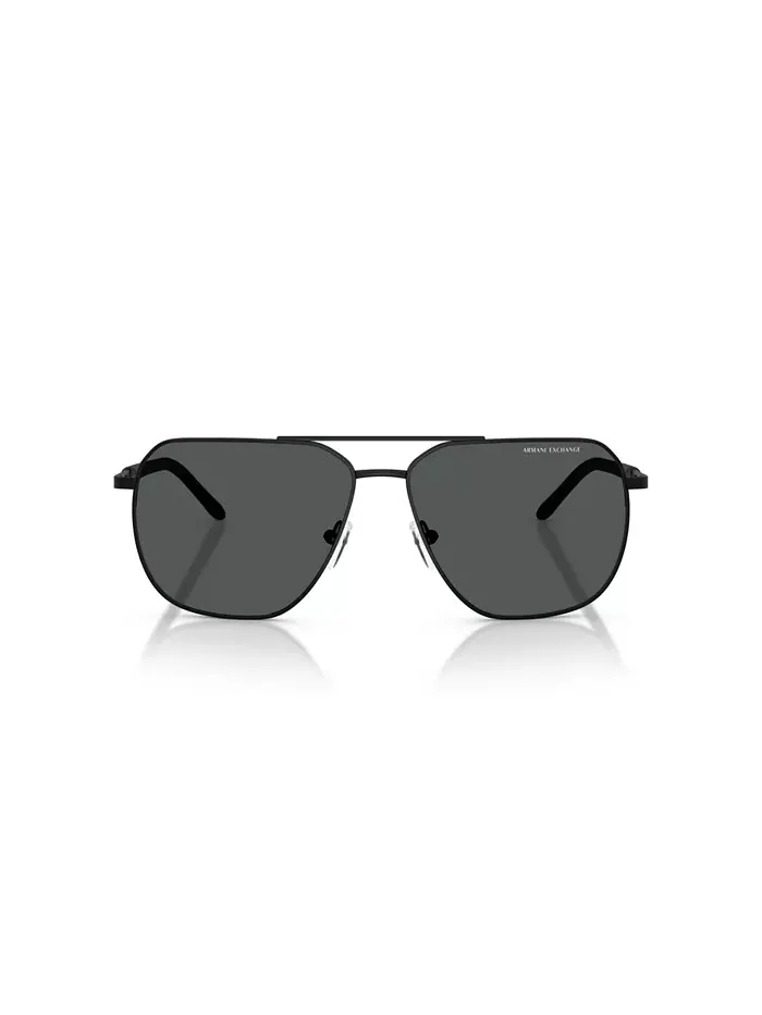 Мужские солнцезащитные очки AX2057S Armani Exchange — изображение 7 из 20, черный