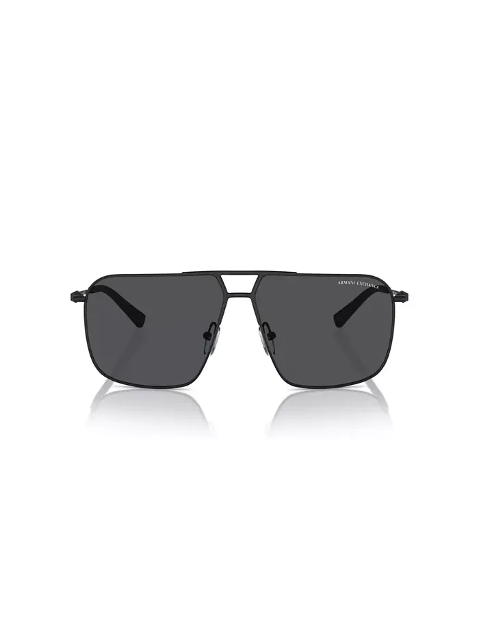 Мужские солнцезащитные очки AX2057S Armani Exchange — изображение 7 из 19, серебряный