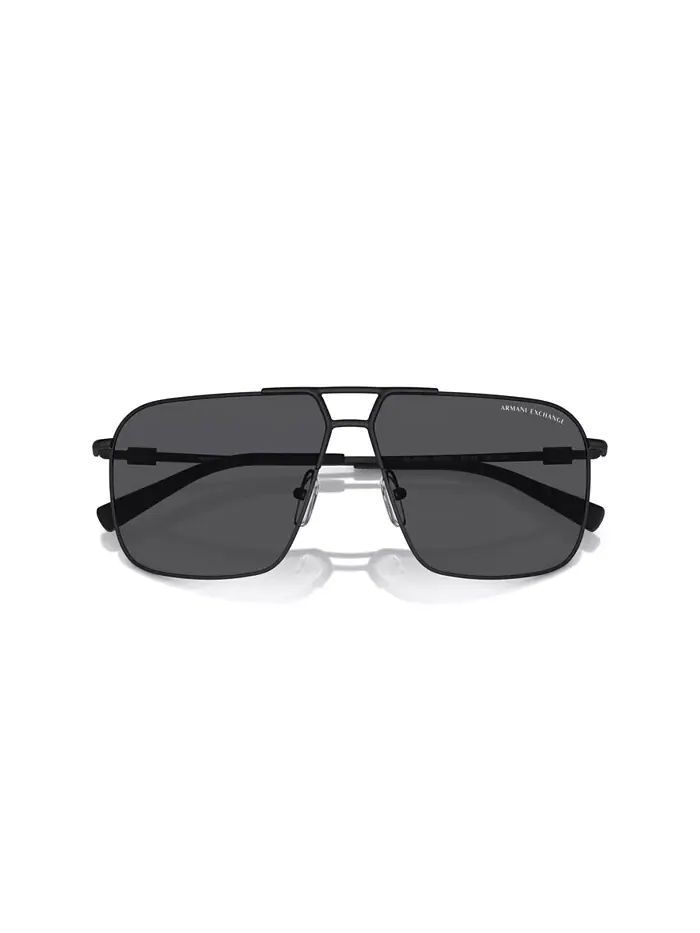 Мужские солнцезащитные очки AX2057S Armani Exchange — изображение 9 из 19, серебряный