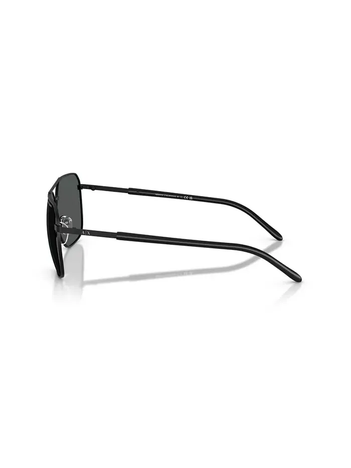 Мужские солнцезащитные очки AX2057S Armani Exchange — изображение 12 из 19, серебряный