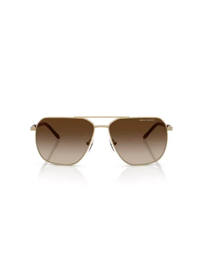 Мужские солнцезащитные очки AX2057S Armani Exchange — изображение 16 из 19, серебряный