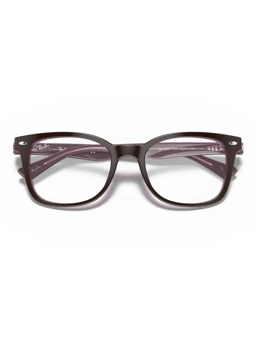 Женские квадратные очки RX5285 Ray-Ban — изображение 11 из 13, черный