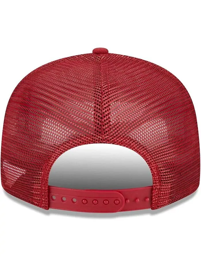 Мужская кепка Snapback Cardinal Arizona Cardinals Grade Trucker 9FIFTY New Era — изображение 3 из 4, красный