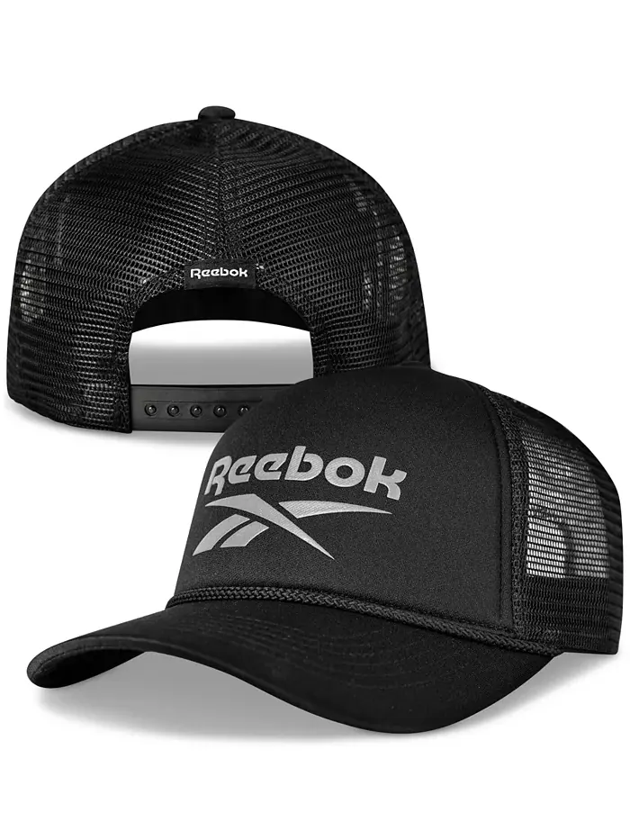 Мужская пятипанельная кепка Aero Deluxe в стиле тракер Reebok — изображение 4 из 4, черный