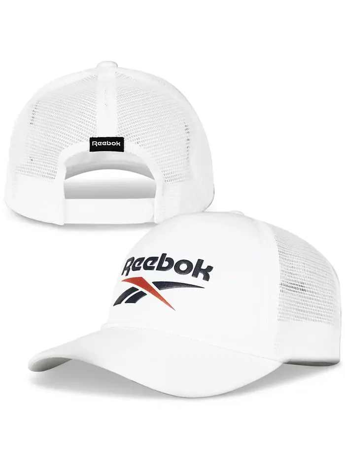 Мужская пятипанельная кепка Aero Deluxe в стиле тракер Reebok — изображение 4 из 4, белый
