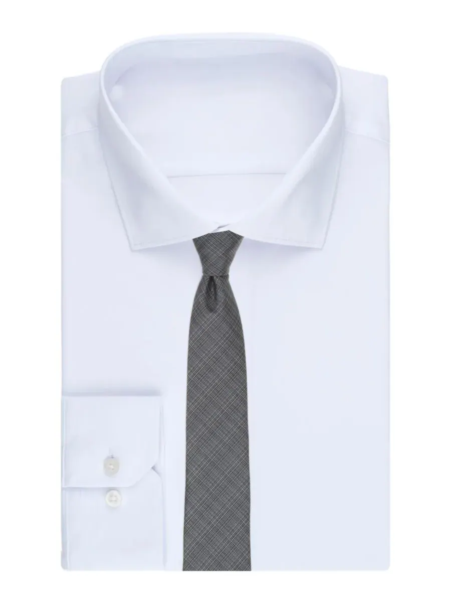 Мужской галстук Bennett Slim Tie Alfani — изображение 3 из 3, серый
