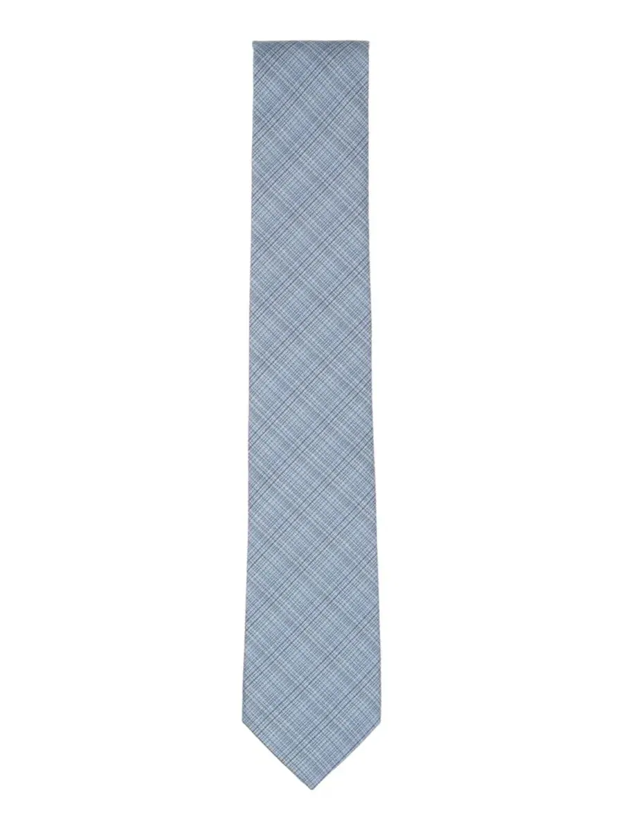 Мужской галстук Bennett Slim Tie Alfani — изображение 2 из 3, джинсовый синий