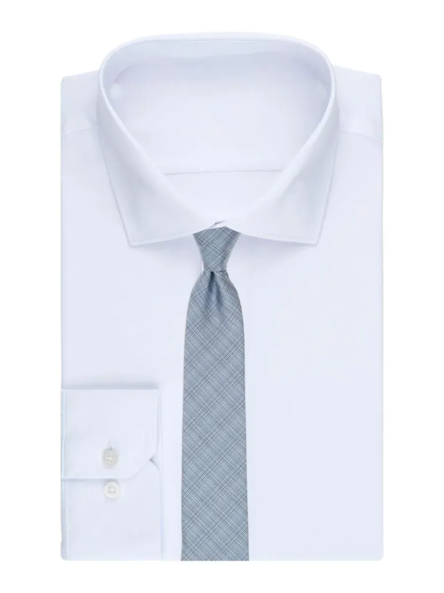 Мужской галстук Bennett Slim Tie Alfani — изображение 3 из 3, джинсовый синий