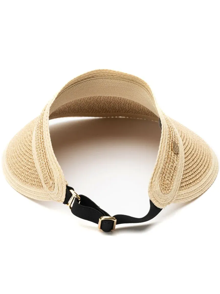 Шляпа-козырек из твида и соломы с откидным козырьком Vince Camuto — изображение 2 из 5, натуральный мульти