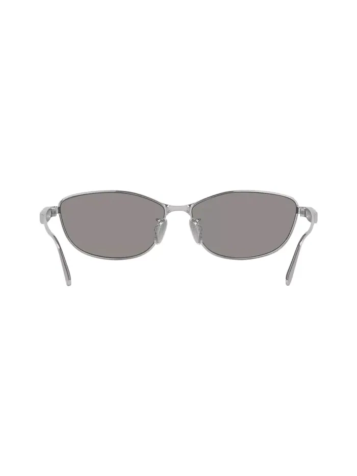 Унисекс маленькие солнцезащитные очки, BB0357SA 6E000352 Balenciaga — изображение 4 из 5, серебряный