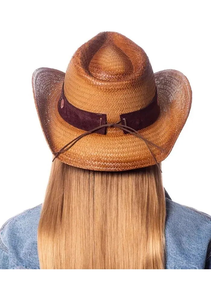 Ковбойская шляпа с цветочной окантовкой и заклепкой Epoch Hats Company — изображение 3 из 3, прозрачный