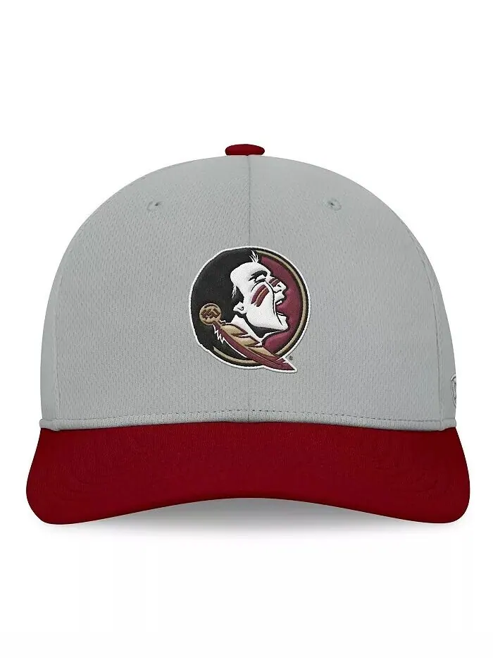 Мужская серо-гранатовая шляпа Florida State Seminoles Mick Flex Top of the World — изображение 2 из 4