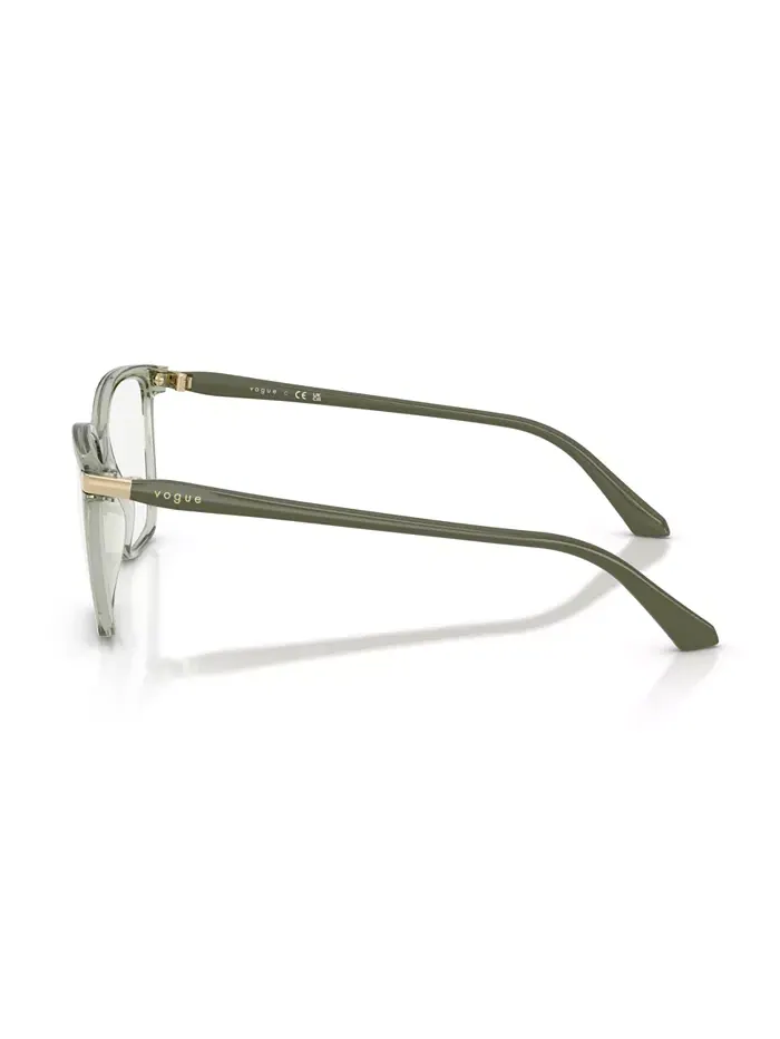 Женские квадратные очки, VO5654 Vogue Eyewear — изображение 3 из 7, прозрачный зеленый