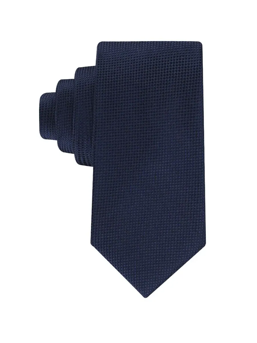 Мужской галстук Stella Solid Tommy Hilfiger — изображение 1 из 10, темно-синий