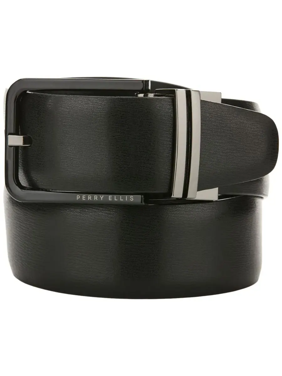 Мужской классический кожаный пояс River Belt Perry Ellis Portfolio