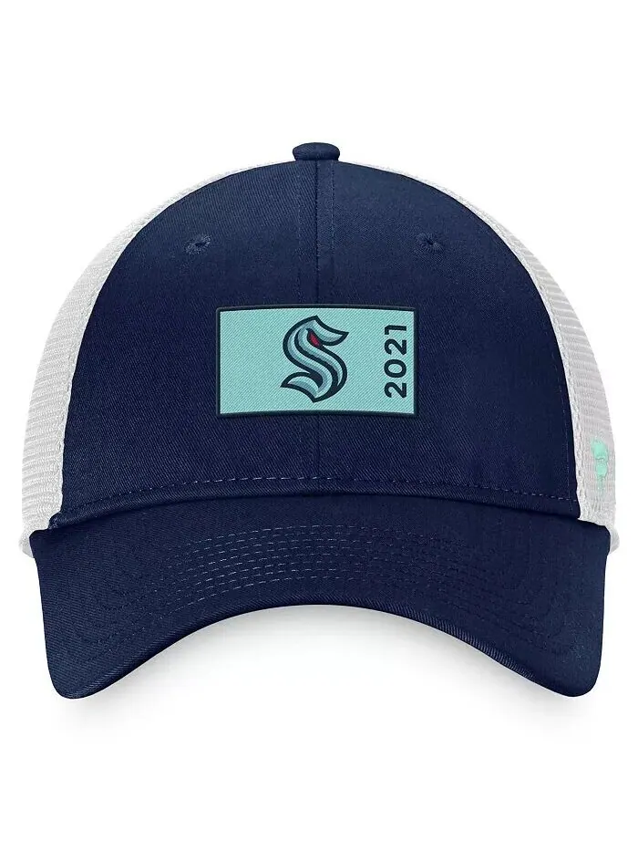 Мужская кепка Snapback Deep Sea Blue — изображение 2 из 2, глубокий синий белый