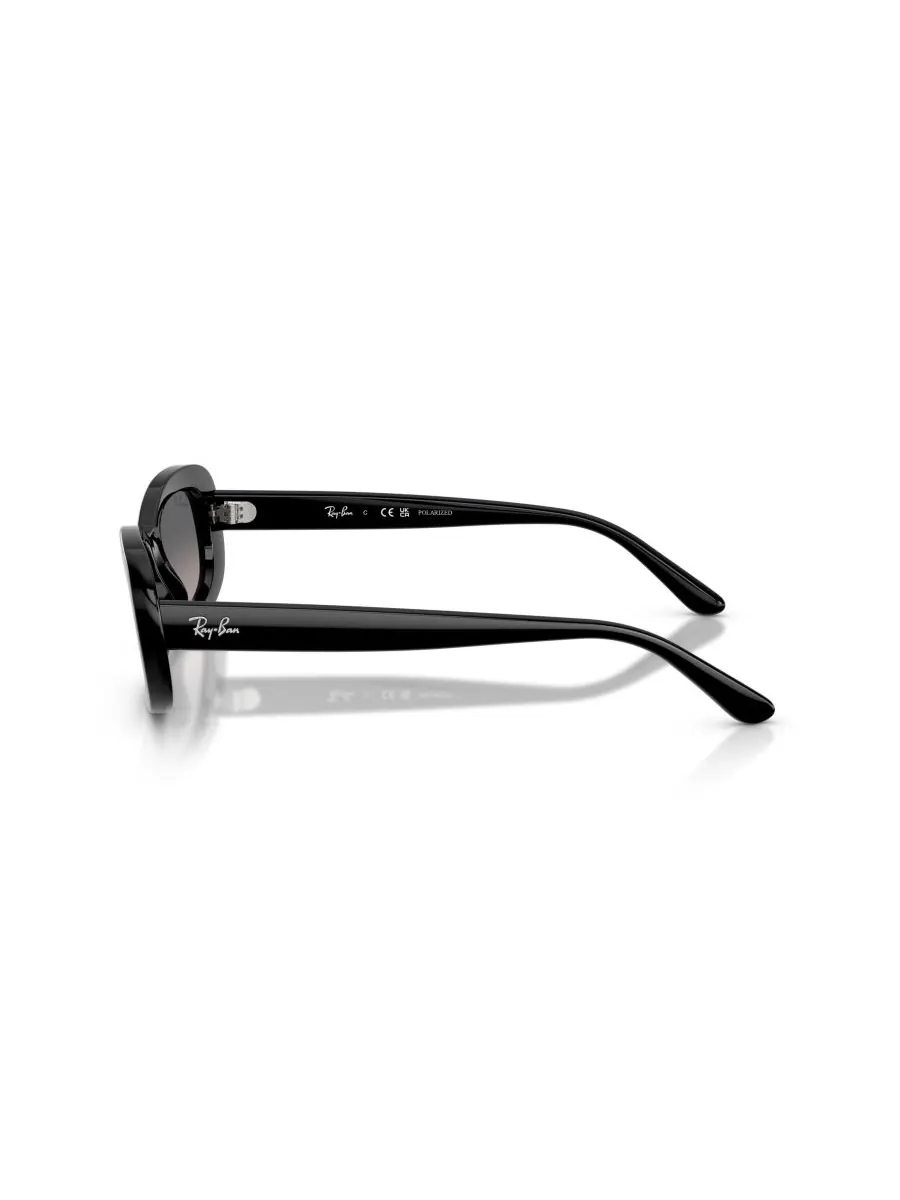 Женские поляризованные солнцезащитные очки, RB2221F Ray-Ban — изображение 3 из 6, черный