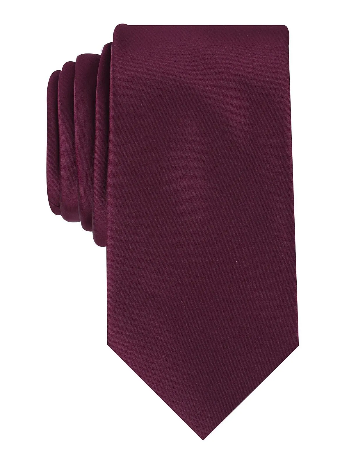 Мужской атласный однотонный галстук Perry Ellis — изображение 14 из 34, розовый