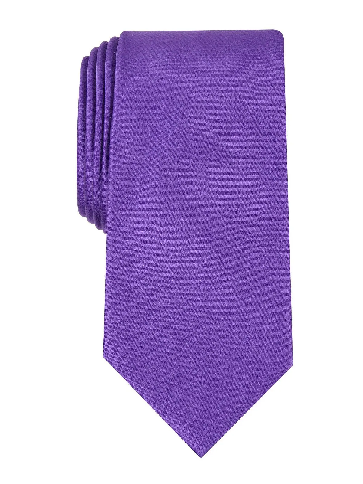 Мужской атласный однотонный галстук Perry Ellis — изображение 7 из 34, розовый