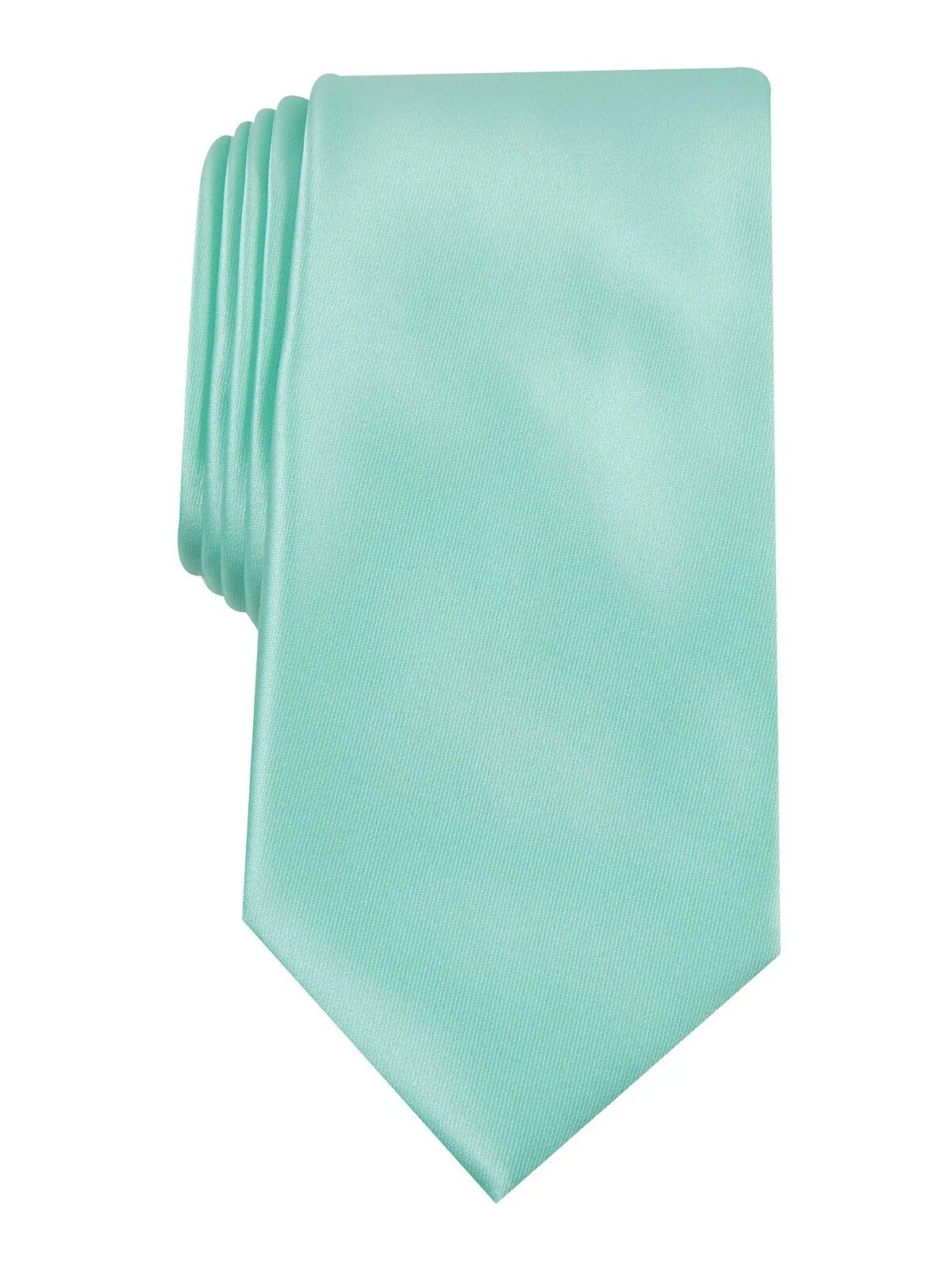 Мужской атласный однотонный галстук Perry Ellis — изображение 17 из 34, красный