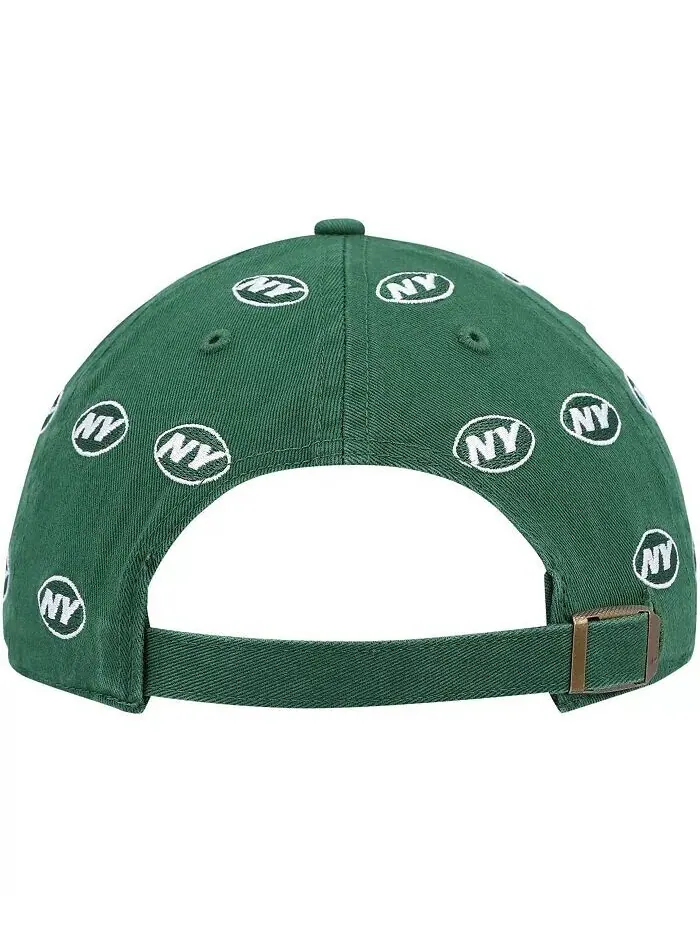 Женская регулируемая кепка зеленого цвета New York Jets Confetti Clean Up '47 '47 Brand — изображение 4 из 4, зеленый