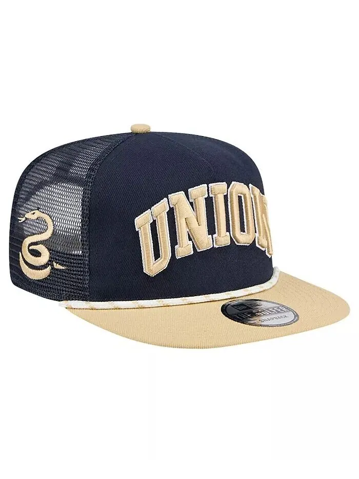Мужская темно-синяя кепка Philadelphia Union Throwback Golfer Snapback New Era — изображение 1 из 4, темно-синий