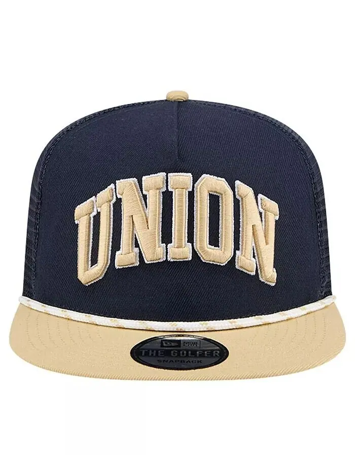 Мужская темно-синяя кепка Philadelphia Union Throwback Golfer Snapback New Era — изображение 3 из 4, темно-синий