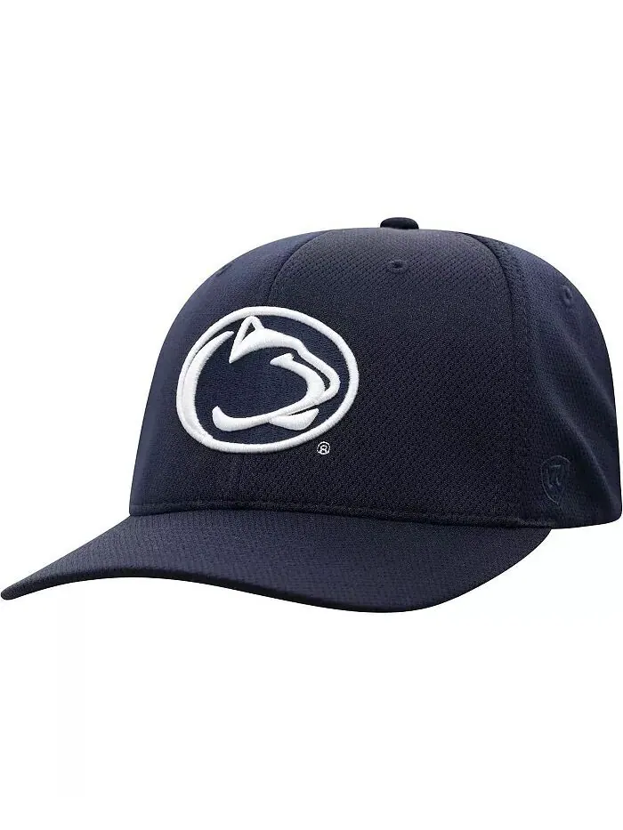Мужская темно-синяя шляпа с логотипом Penn State Nittany Lions Reflex Flex Top Of The World — изображение 1 из 4, темно-синий