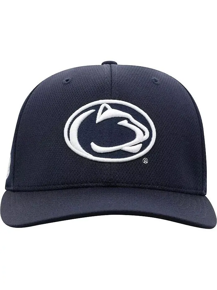 Мужская темно-синяя шляпа с логотипом Penn State Nittany Lions Reflex Flex Top Of The World — изображение 2 из 4, темно-синий