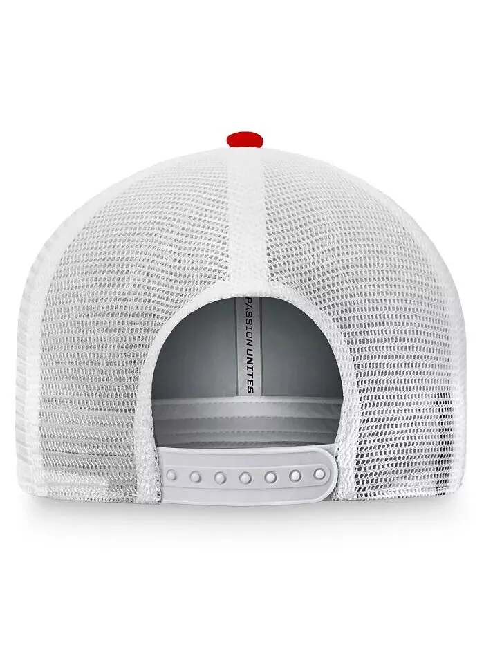 Мужская ало-белая кепка Nebraska Huskers Breakout Trucker Snapback Top Of The World — изображение 2 из 4, белый