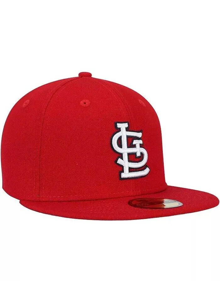 Мужская красная приталенная шляпа St. Louis Cardinals World Series 2006 59FIFTY New Era — изображение 3 из 4, красный