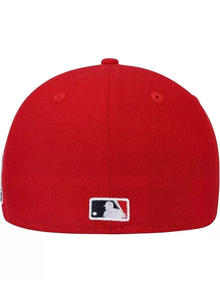 Мужская красная приталенная шляпа St. Louis Cardinals World Series 2006 59FIFTY New Era — изображение 4 из 4, красный