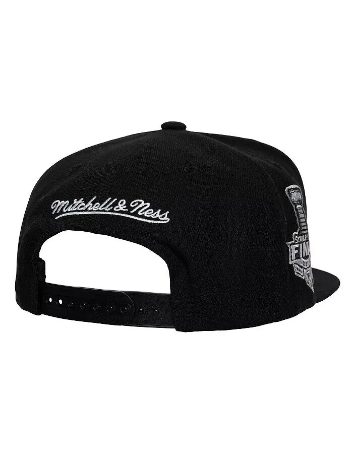 Мужская черная кепка Snapback Pittsburgh Penguins Core Top Spot Spot Mitchell & Ness — изображение 3 из 4, черный