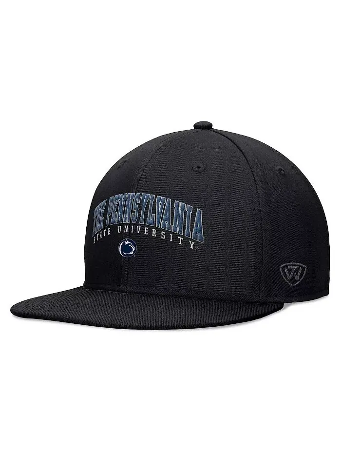 Мужская черная бейсболка Penn State Nittany Lions Bullpen Snapback Top of the World — изображение 1 из 4
