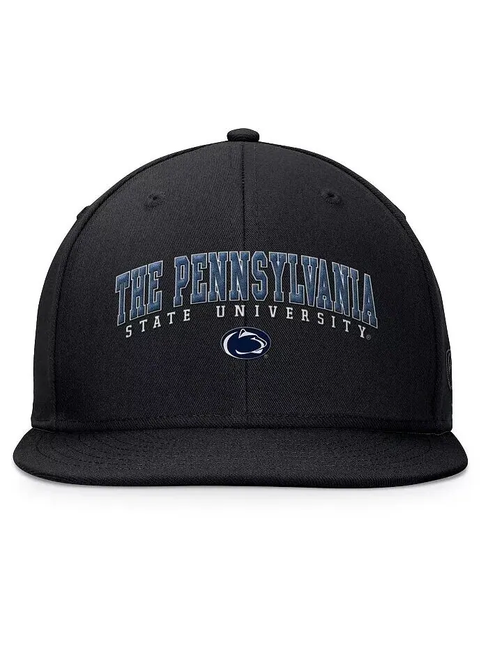 Мужская черная бейсболка Penn State Nittany Lions Bullpen Snapback Top of the World — изображение 2 из 4