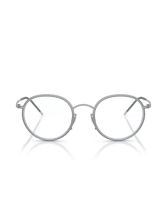 Мужские круглые очки, AR5155 Giorgio Armani — изображение 2 из 6, серебряный