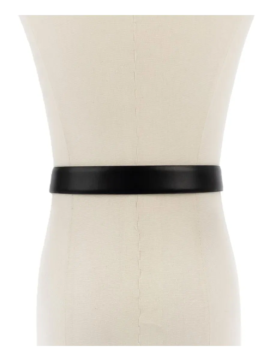 Ремень с пряжкой MICHAEL Kors Leather Black — изображение 5 из 5, черный