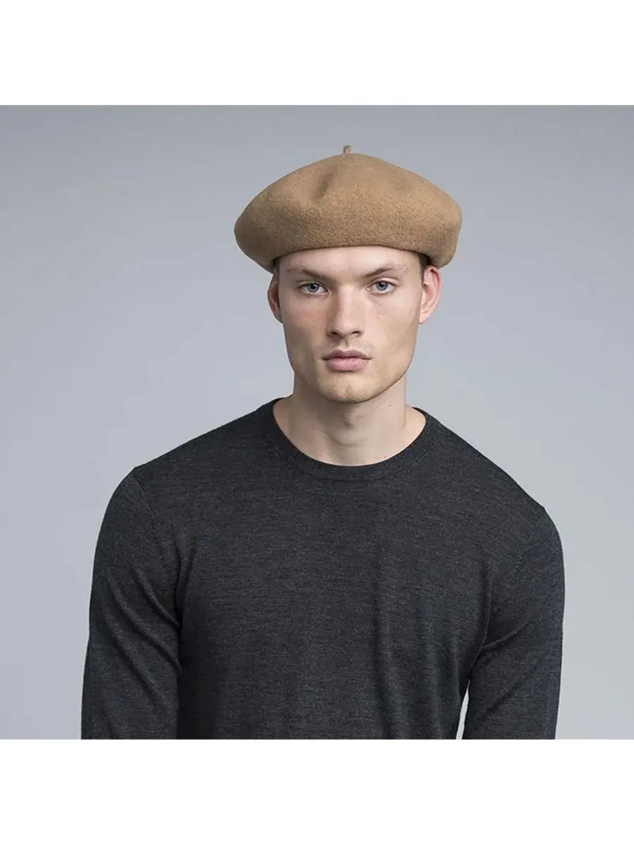 Мужской берет Anglobasque Kangol — изображение 3 из 3, рустикальный карамель