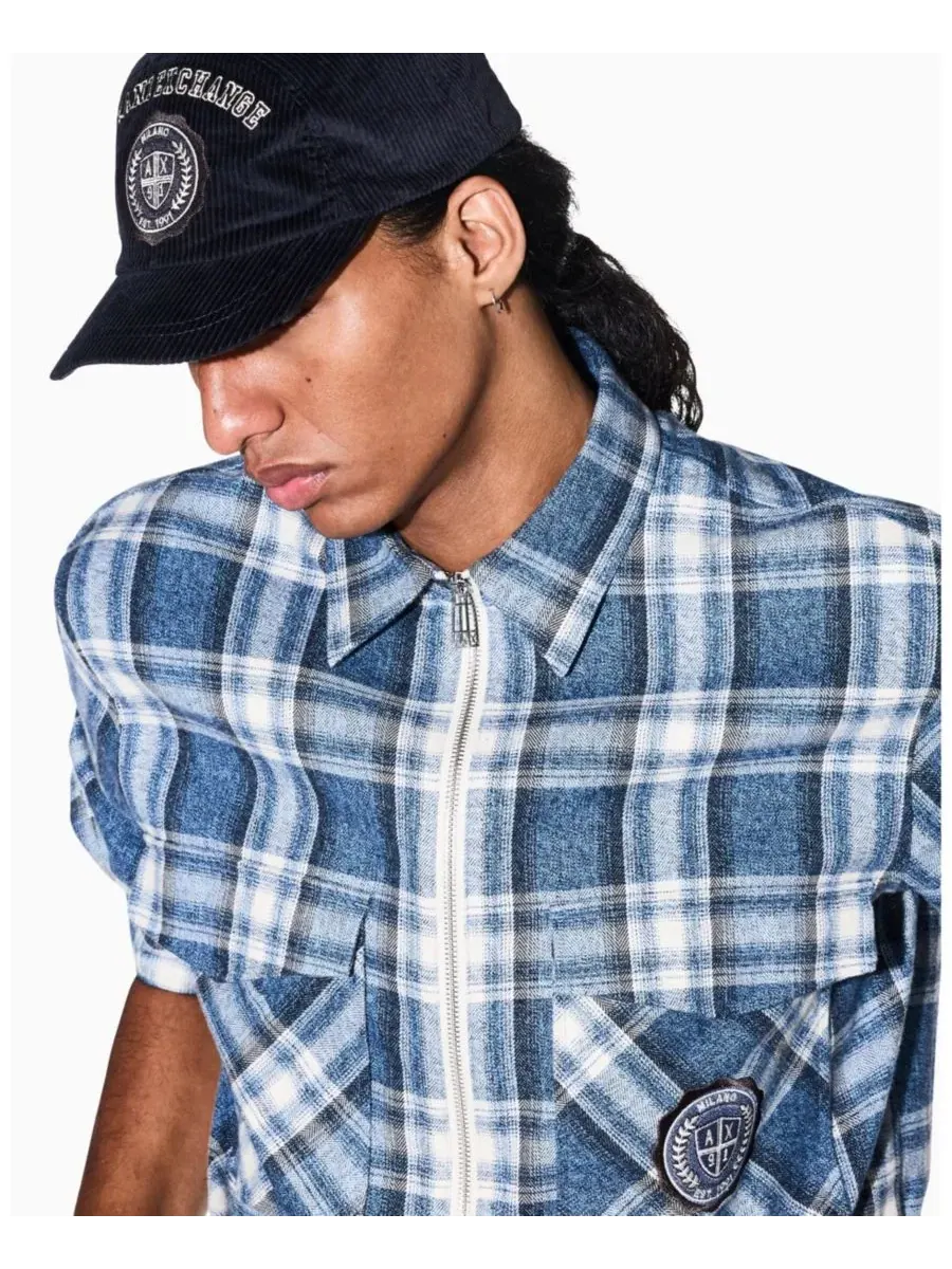 Кепка Crossover Badge Cap A|X Armani Exchange — изображение 3 из 3, глубокий темно-синий