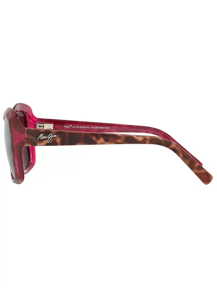 Женские поляризационные солнцезащитные очки Orchid Maui Jim — изображение 13 из 13, синий