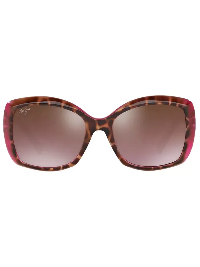 Женские поляризационные солнцезащитные очки Orchid Maui Jim — изображение 2 из 6, белый/розовый