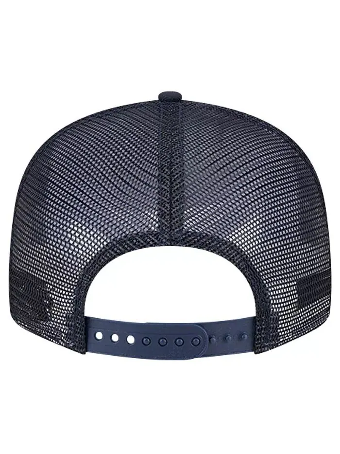 Мужская темно-синяя кепка Snapback New York Yankees Bikini Bottom Trucker 9FIFTY New Era — изображение 2 из 4, темно-синий