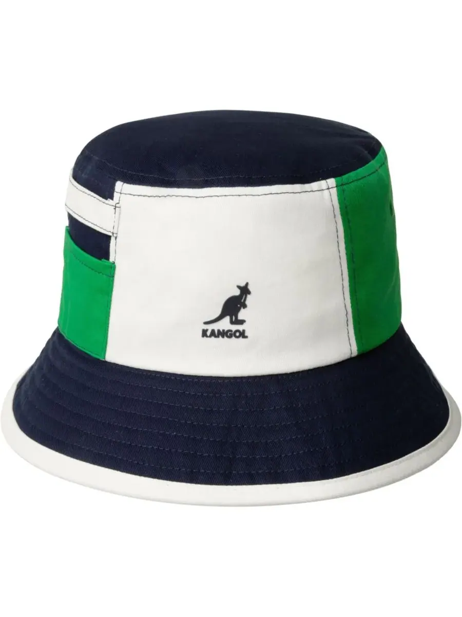 Мужская панама-ведро в стиле карго разных цветов Kangol — изображение 1 из 3, темно-синий мульти
