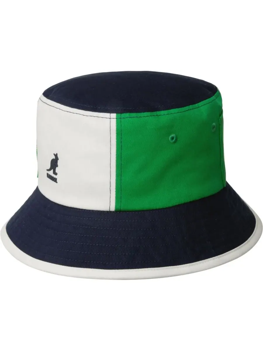 Мужская панама-ведро в стиле карго разных цветов Kangol — изображение 3 из 3, темно-синий мульти