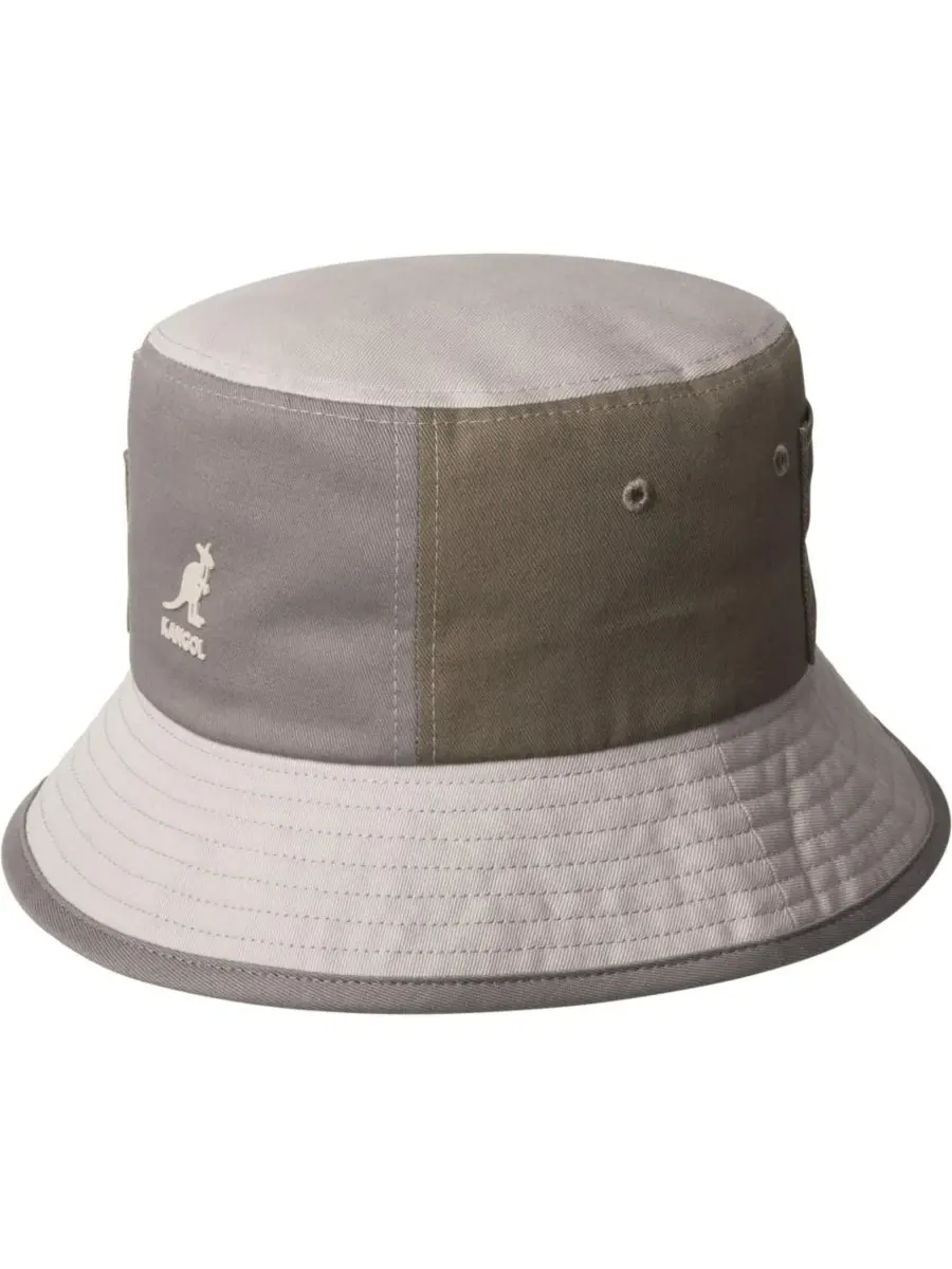 Мужская панама-ведро в стиле карго разных цветов Kangol — изображение 3 из 3, светлый серый мульти