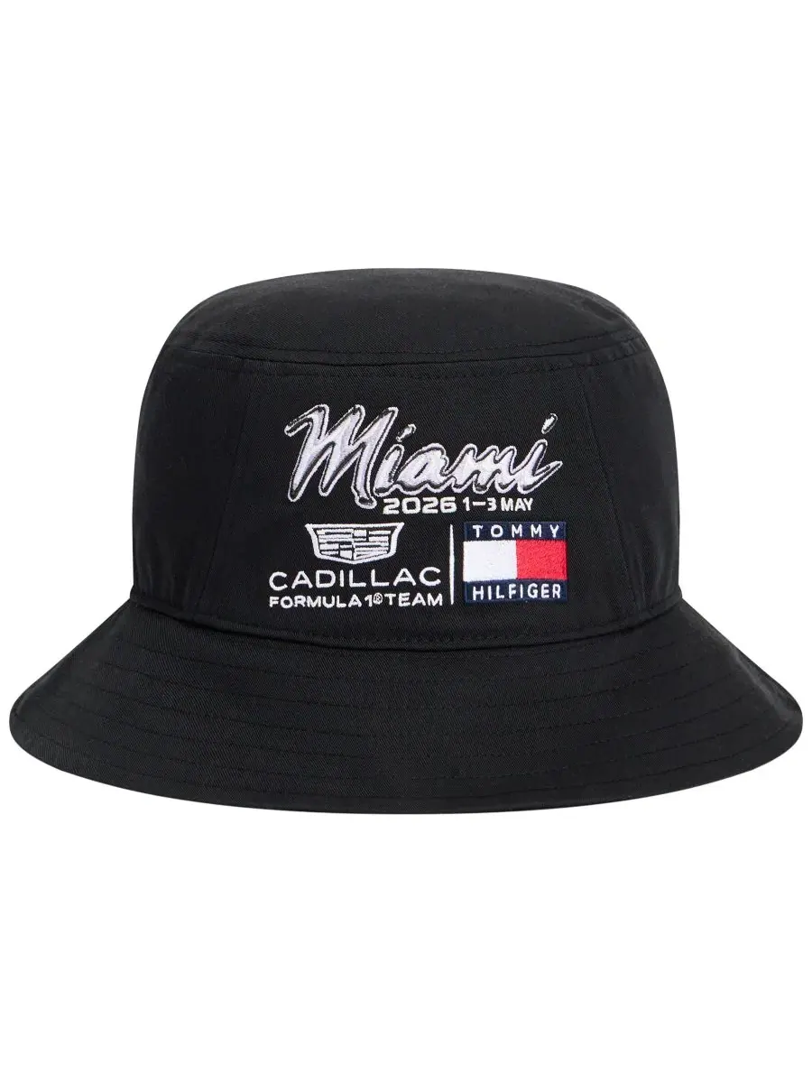 Мужская панама Cadillac F1 Miami Tommy Hilfiger — изображение 1 из 4, черный