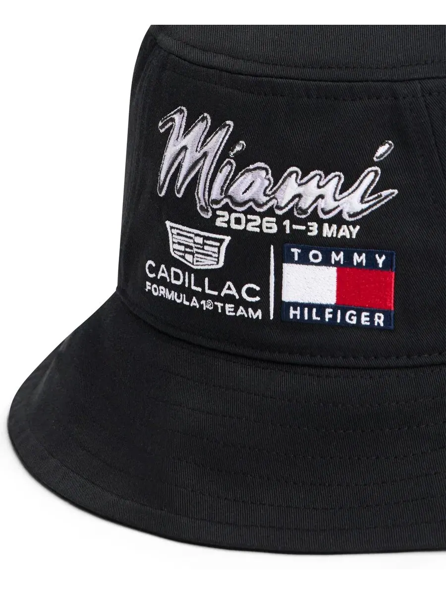 Мужская панама Cadillac F1 Miami Tommy Hilfiger — изображение 2 из 4, черный